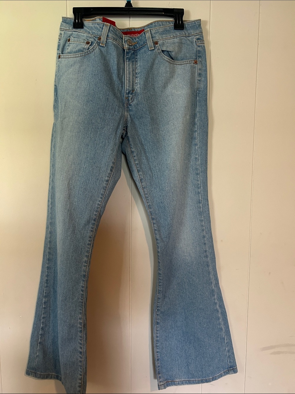 Vintage Levi's Light Blue low rise flare women Jeans